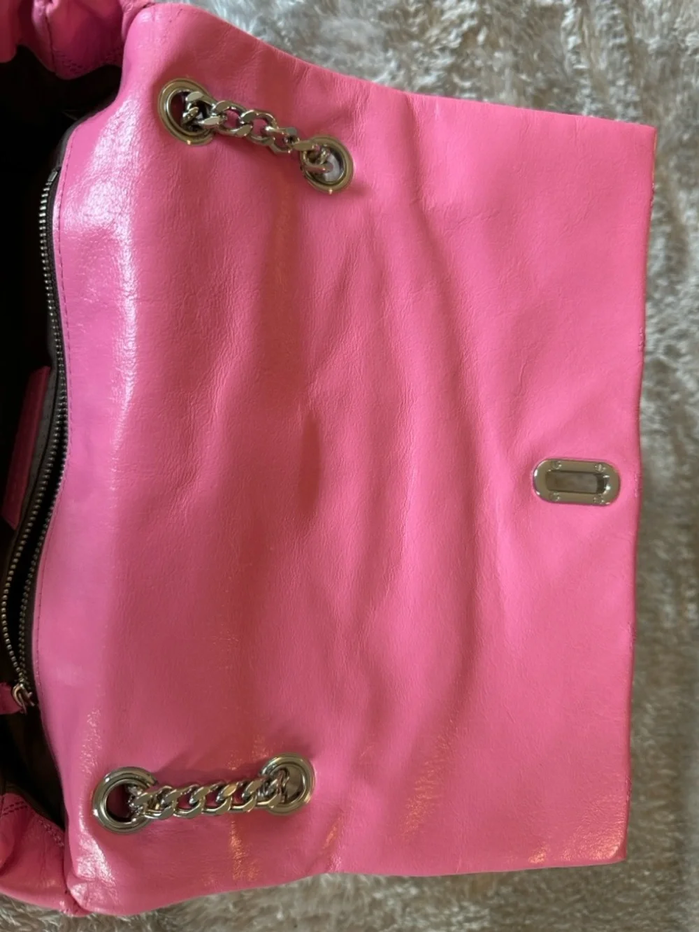 Authentic Marc Jacobs The Quilted Dual Convertible Shoulder Bag Bow Pink - Picture 9 of 16